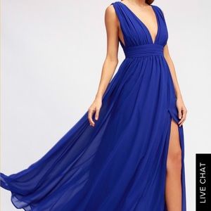 Lulus Blue Maxi Dress